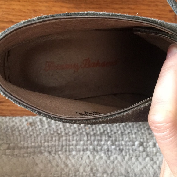 Tommy Bahama Grey Wedge Lace Up Bootie - Picture 6 of 11